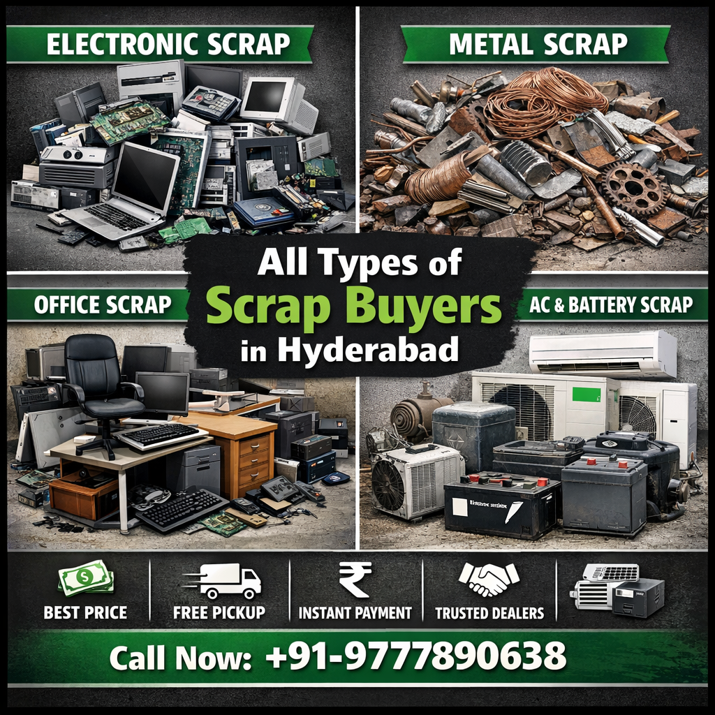 Scrap buyers in Hyderabad scrap space